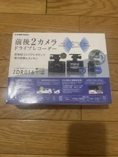 COMTEC ZDR016 前後2カメラ ドラレコ 本体 リアカメラ 動作確認済