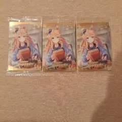 ゴールドシチー ウマ娘　ウエハースカード　 3枚セット