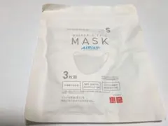 ユニクロ　AIRism マスク　洗えるマスク S 3枚組　子どもホワイト