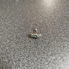 16G シルバーターコイズ ピアス(片耳用)