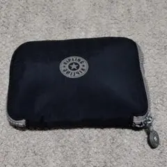 Kipling 折りたたみ エコバッグ ブラック