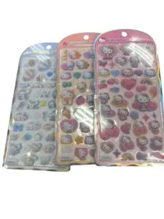 コットンパフィーシール シナモンロール キティ