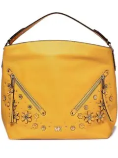 【新品】マイケルコース ショルダーバッグ　カラフル　派手✨ひまわりカラー