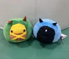元祖ぷよまん本舗 コンパイル ぷよぷよ 青 ぬいぐるみ 大小 - メルカリ