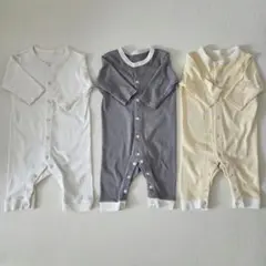 無印良品 ロンパース 60 3色セット