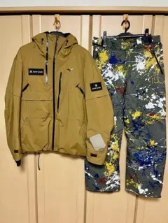 ミズノ　スキーウェア　上下セット　ジャケット2XL パンツXL