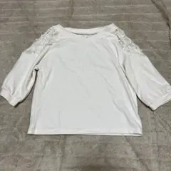 MAJESTIC LEGON ショルダーレーストップス 白 Tシャツ