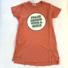 BREEZE 半袖ワンピース 110サイズ オレンジ