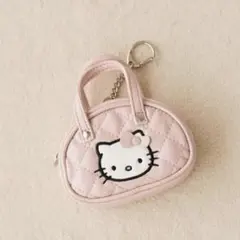 ローリーズファーム　キティ　キティちゃん　キルティングボストンキーチャーム