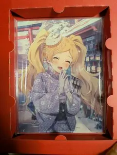 ラブライブ オケコン ポラロイド風ホログラムトレカ 箔押し サイン 西 