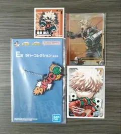 爆豪勝己■ヒロアカ 原画展 一番くじ シール マグネット メモリアル グッズ4点