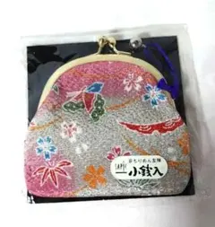 京ちりめん友禅がまぐち小銭入れ