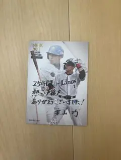 埼玉西武ライオンズ 栗山巧選手 引退記念ポストカード