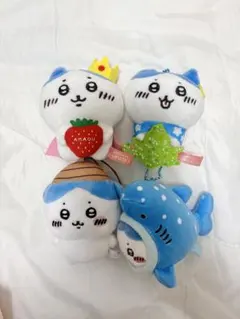 ちいかわ ハチワレ ぬいぐるみキーチェーン 4体セット ご当地