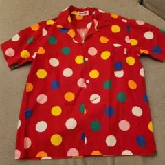 ミキハウス 半袖シャツ 水玉模様 T120