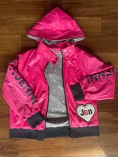 シスタージェニィ ピンク フード付きジャケット 140