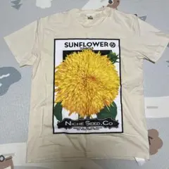 SUNFLOWER グラフィック Tシャツ ベージュ