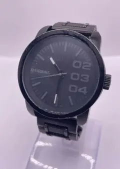 【電池交換済】DIESEL ディーゼル DZ-1371 ブラック メンズ腕時計