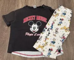 Disney ミッキーマウス　半袖　Ｔシャツ パンツ　セットアップのサムネイル