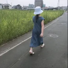 チャオパニックティピー　ノースリーブロングワンピース