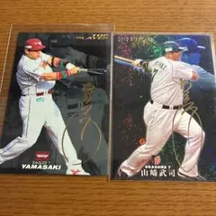 カルビー 山﨑武司 プロ野球チップス カード 2枚セット