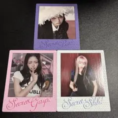 IVE レイ secret 封入 Shh Gaps Psst 3枚 ポラロイド