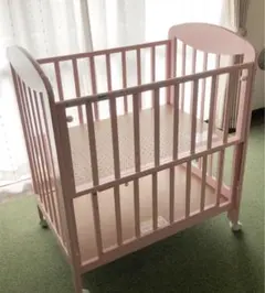 Used Katoji Mini Baby Bedミニベビーベッド(White) : Katoji Mini Bed, Folding, Natural, 26.0 x 38.2 x