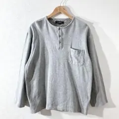 BURBERRY LONDON ヘンリーネック　ロンT 長袖　メンズ　L 古着