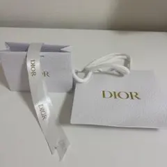 Dior ホワイトギフト袋 ロゴ入り