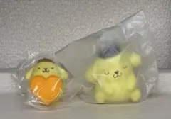 【未開封】ポムポムプリン2個セット(ちょこぴょんマスコット・肩ズンフィギュア)
