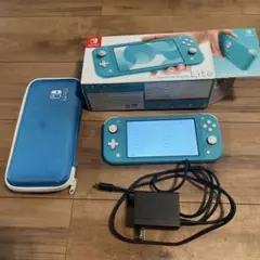 Nintendo Switch Lite ターコイズ 本体　ハードケース付き