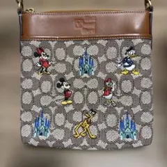 限定品/新品未使用☆COACH ディズニーコラボ ショルダーバッグ 革1729A 