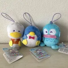 サンリオ　はぴだんぶい　ウインクおすわりマスコット　３点セット