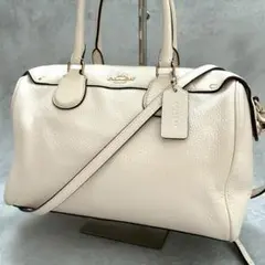 COACH コーチ 2WAY ショルダーバッグ ローワンサッチェル オフホワイトのサムネイル