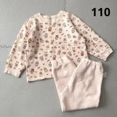 ユニクロ　キルトパジャマ　シルバニア　110