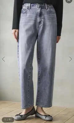 GLOBALWORK GOODデニムストレートパンツ