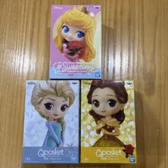 【新品未開封】Disney プリンセスフィギュア 3体セット