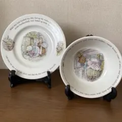 ウェッジウッド MRS.TIGGYWINKLE プレート&シリアルボールセット Wedgwood Mrs. Tiggy-Winkle 食器4点セット - メルカリ