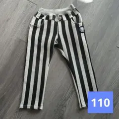 【110】BABYDOLL　パンツ　ストライプ（裏起毛）