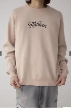 フロントロゴニットトップス　AZUL BY MOUSSY