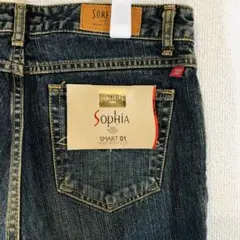 新品未使用SOMETHING Sophia SMART 01 ブーツカットデニム