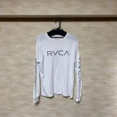 RVCA 両袖ロゴ入りロンT 綿素材　men'sMのサムネイル