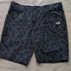 New Balanceゴルフ メンズ ショートパンツ L スニーカーワッペン