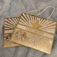 【新品未使用】Dior ショッパー　ホリデー限定　2025年版　2枚