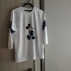 ミッキーマウス プリント Tシャツ Mサイズ