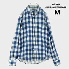 relume JOURNAL STANDARD チェックシャツ M 春夏 羽織り