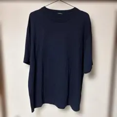 COMOLI 空紡天竺 半袖Tシャツ ネイビー コットン サイズ4のサムネイル