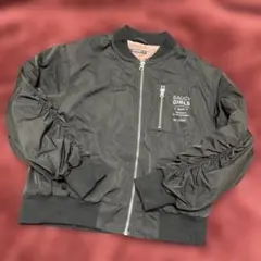 バイラビット　アウター　140サイズ　ブラック(内側ピンク)