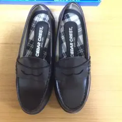 洗えるローファー　24センチ　ダークブラウン　Ceder crestのサムネイル