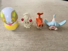 ポケモン ミニフィギュア 起き上がりこぶし 4点セット